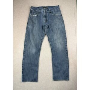 Vintage Levi's 514 Jeans Men's Size 33 Blue Slim Straight Mid Rise Medium‎ Wash